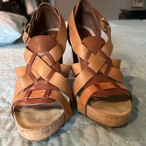 Cole Haan Brown Leather Heels